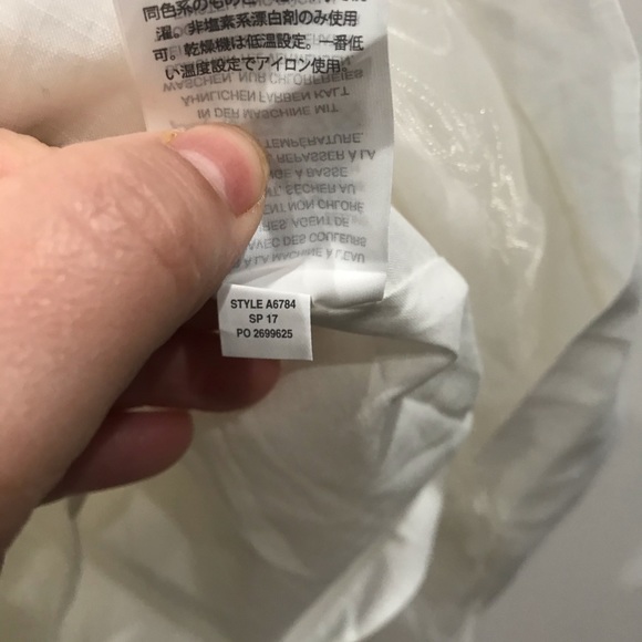 J. Crew Ruffle Eyelet Hem Spaghetti Strap Dress - Picture 8 of 12